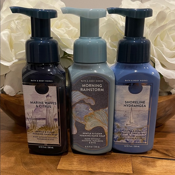 Bath & Body Works Other - Bath & Body Works Hand Soap Trio - Blue, Gray, Purple set of 3